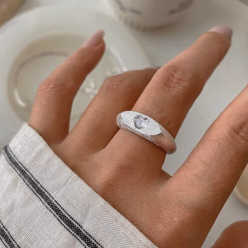 Wide Heart Elegance Ring | Women's Jewellery-Hedwig-State of Style