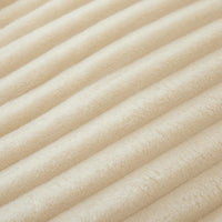 Wide Striped Flannel Fleece Blanket - CozyStripe-Red-100x150cm-State of Style