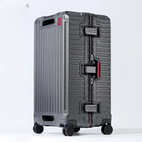 Wider grip hard shell suitcase – Lisbon-Gray-S (45 L)-State of Style
