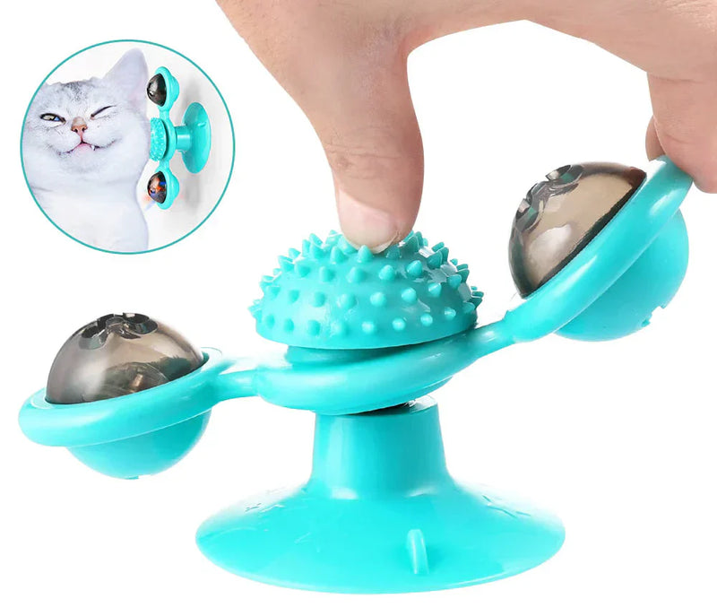 Windmill Cat Toy - WhirlPlay-Green-State of Style