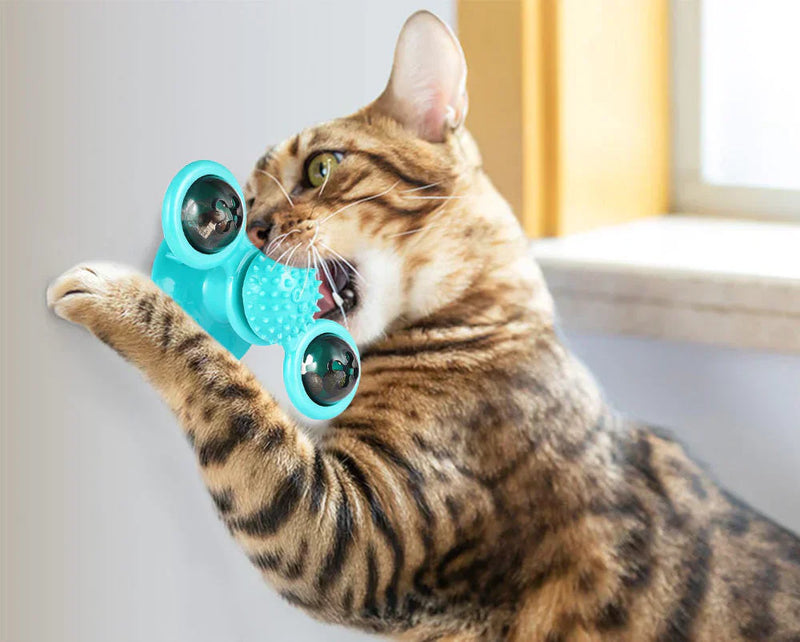 Windmill Cat Toy - WhirlPlay-Green-State of Style