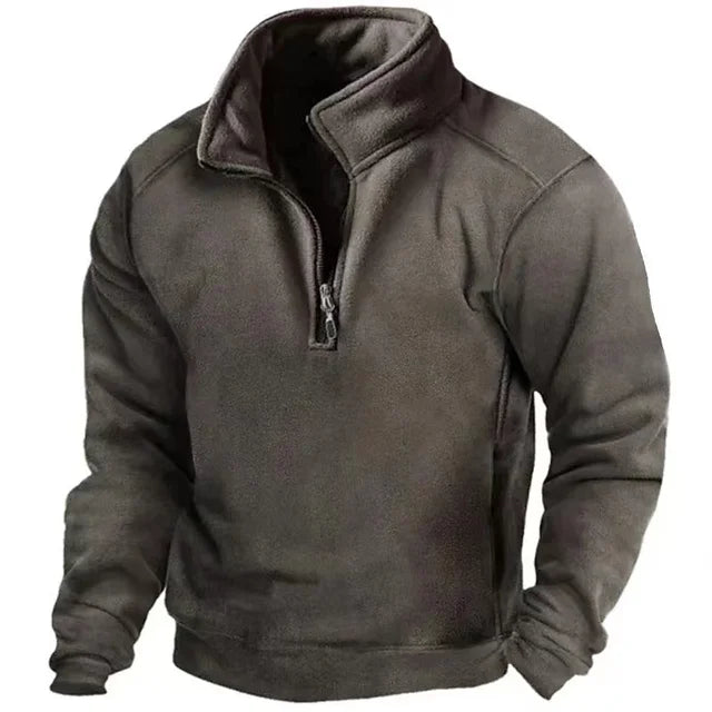 Windproof Men's Sweater - Larsen-Dark Grey-S-State of Style