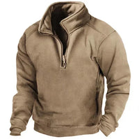Windproof Men's Sweater - Larsen-Khaki-S-State of Style