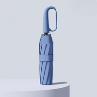 Windproof Umbrella with Reflective Edge – StormGuard-Blue-State of Style