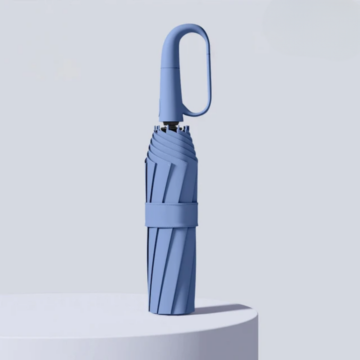 Windproof Umbrella with Reflective Edge – StormGuard-Blue-State of Style