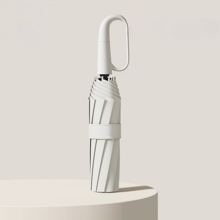 Windproof Umbrella with Reflective Edge – StormGuard-White-State of Style
