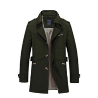 Windproof Winter Jacket for Men - Viktor-Khaki-XS-State of Style