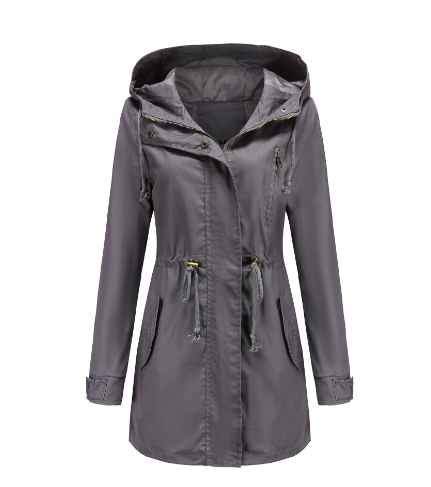 Windproof Women's Jacket | Stylish & Durable-Gray-XS-State of Style