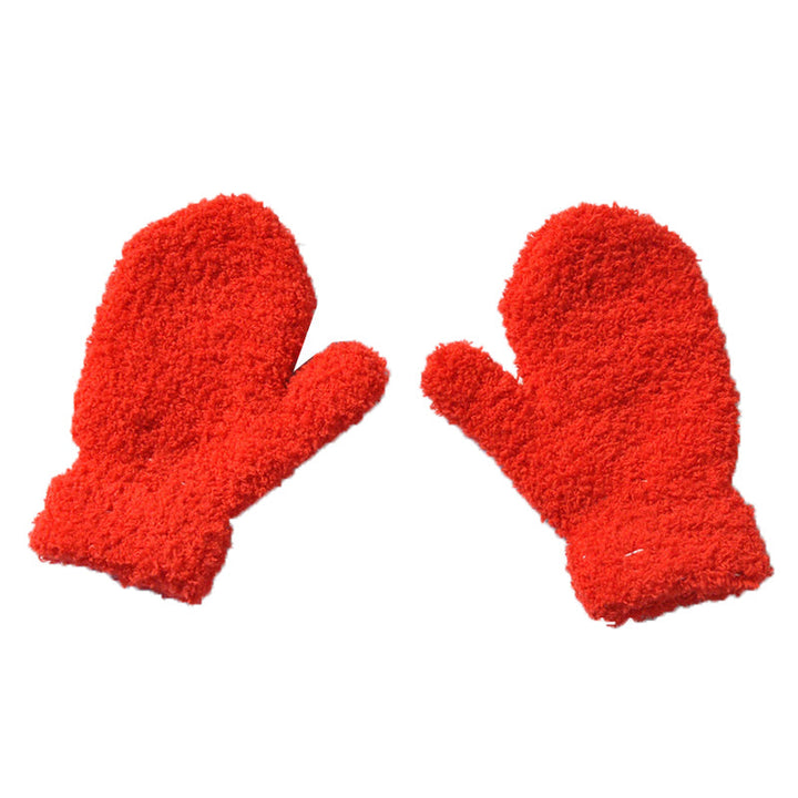 Winter Children's Mittens with Thick Plush Fleece-C Style 3-State of Style