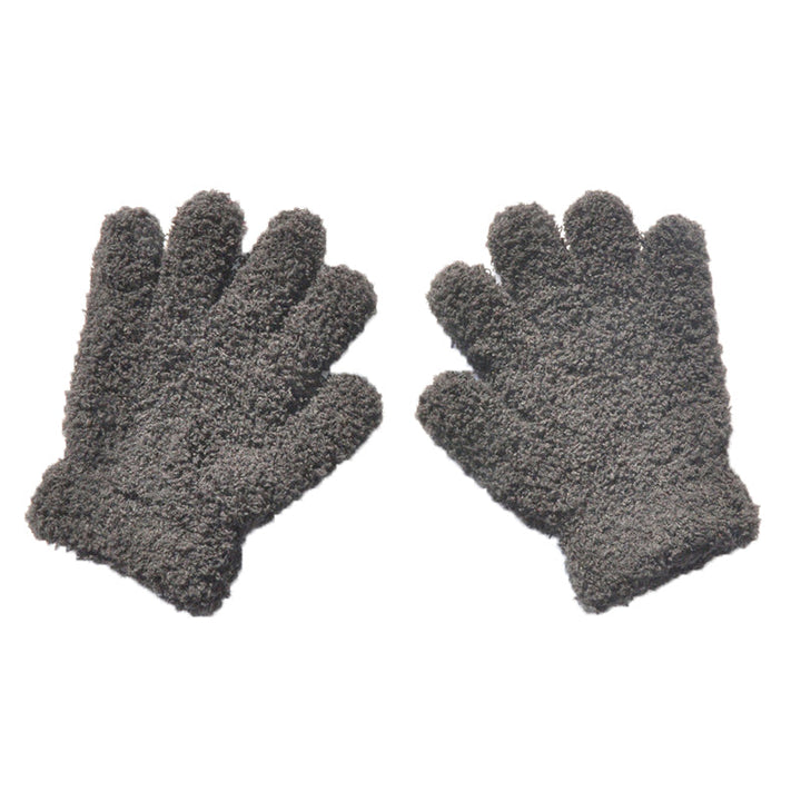 Winter Children's Mittens with Thick Plush Fleece-F Style 6-State of Style