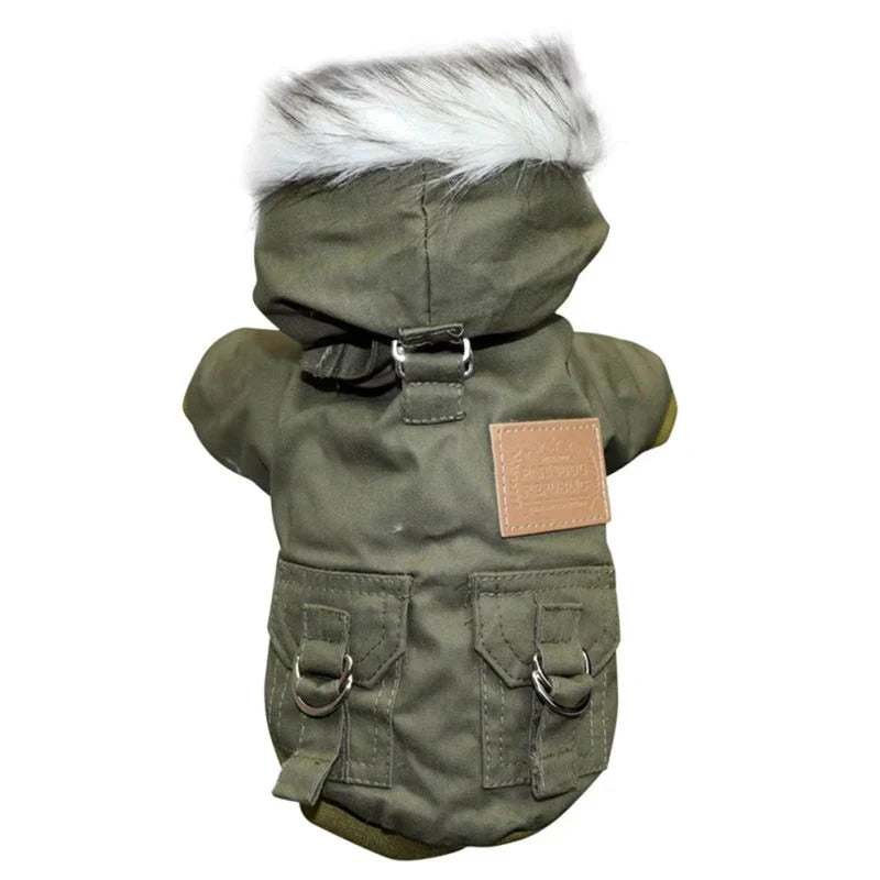 Winter Dog Jacket - FrostPaws-Green-XS-State of Style