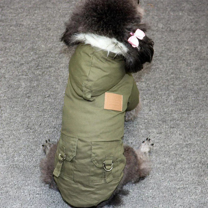 Winter Dog Jacket - FrostPaws-Khaki-XS-State of Style
