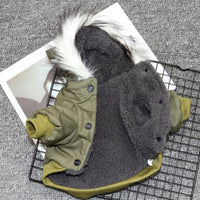 Winter Dog Jacket - FrostPaws-Khaki-XS-State of Style