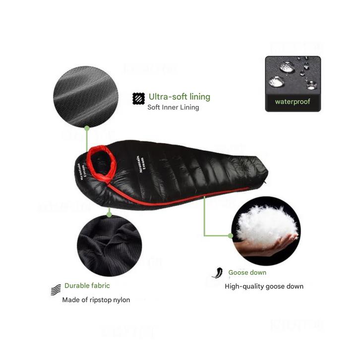 Winter Sleeping Bag - ArcticNest-Orange-400g-State of Style