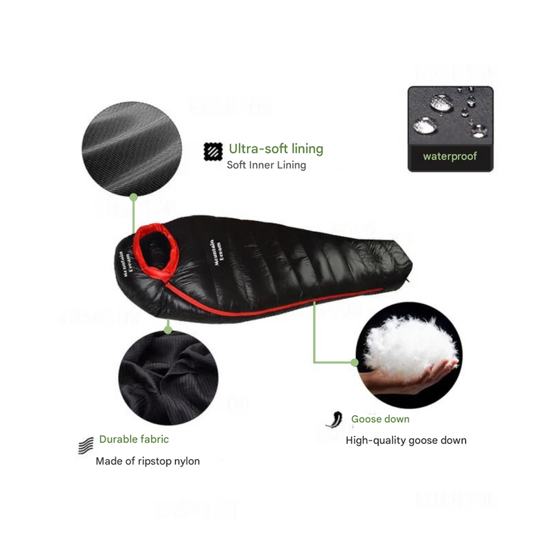 Winter Sleeping Bag - ArcticNest-Orange-400g-State of Style