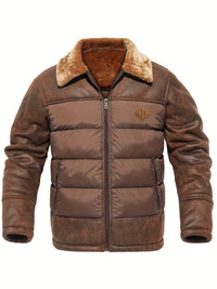 Winter Warm Fleece Jacket for Men - Jasper-Black-S-State of Style