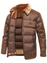 Winter Warm Fleece Jacket for Men - Jasper-Black-S-State of Style