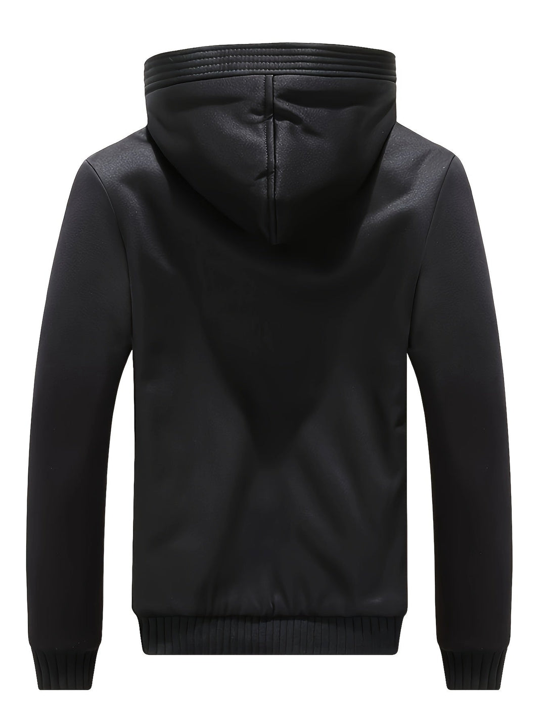 Winter Warm Fleece Jacket with Hood - Dario-Burgundy-S-State of Style