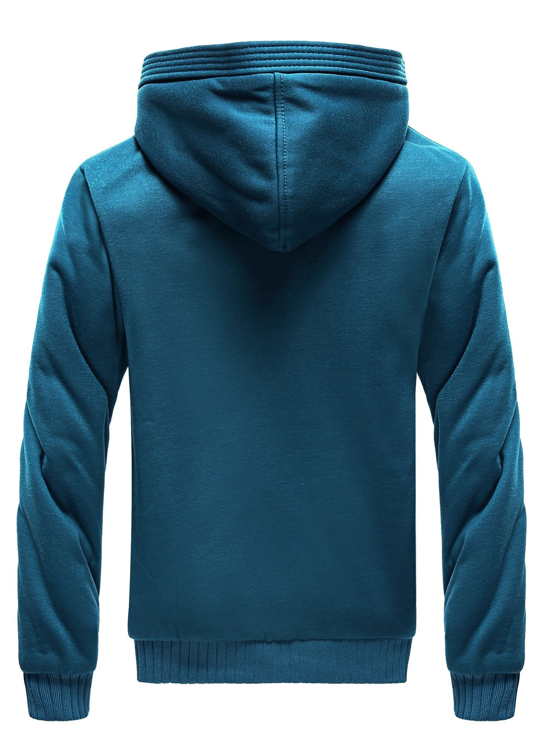 Winter Warm Fleece Jacket with Hood - Dario-Burgundy-S-State of Style