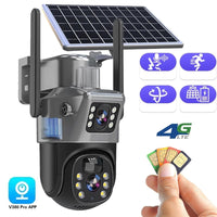 Wireless 4K Security Camera with Solar Panel – DualGuard 4K-4G-State of Style
