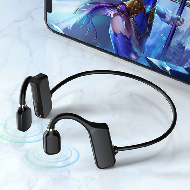 Wireless Bone Conduction Headphones - SonicFlow-Black-State of Style