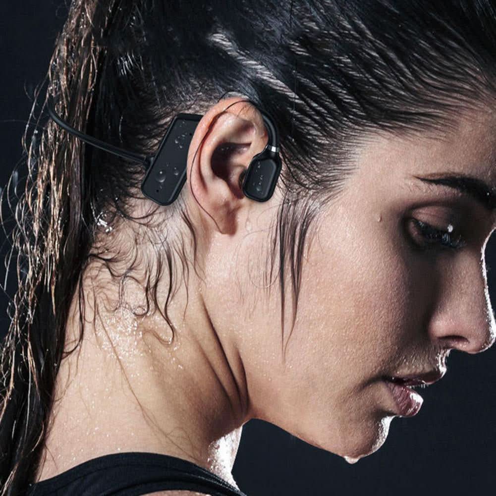 Wireless Bone Conduction Headphones - SonicFlow-Black-State of Style