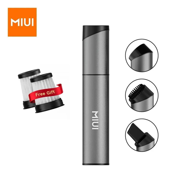 Wireless Handheld Vacuum with 3 Attachments - AirPro Mini-Light Grey-State of Style