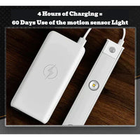 Wireless LED Fixture with Motion Sensor - LumiSense-Silver-20cm-State of Style