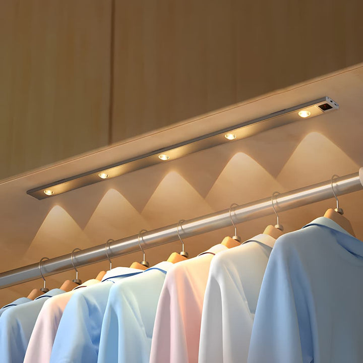 Wireless LED Fixture with Motion Sensor - LumiSense-Silver-20cm-State of Style