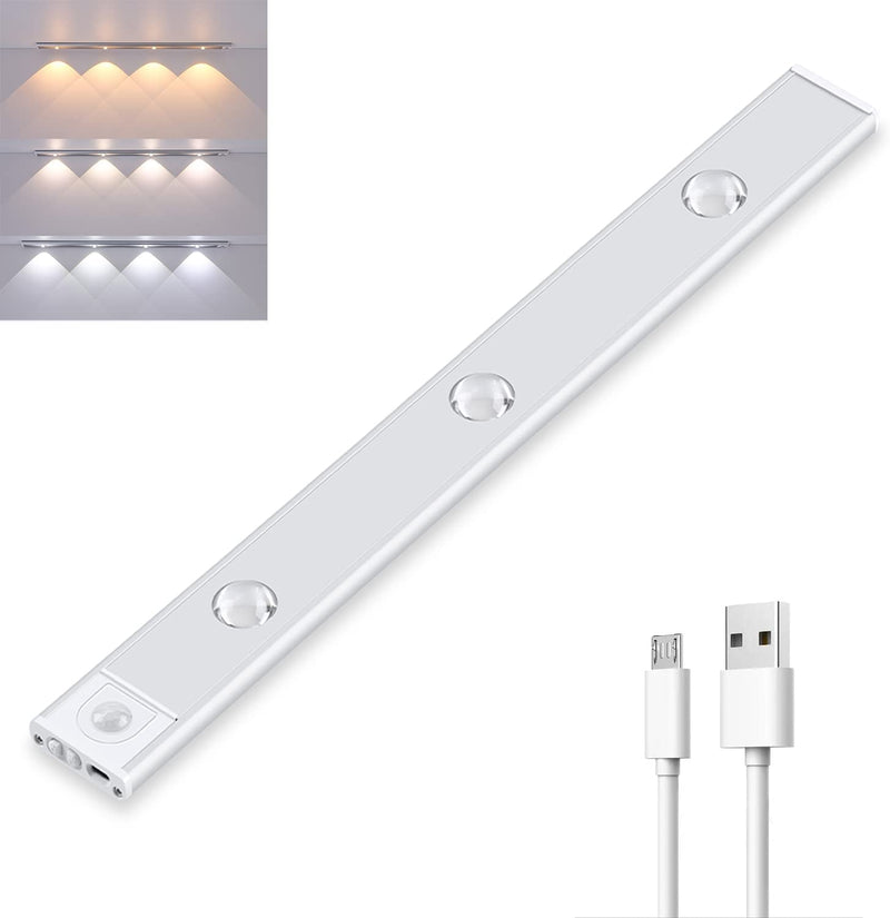 Wireless LED Fixture with Motion Sensor - LumiSense-Silver-20cm-State of Style