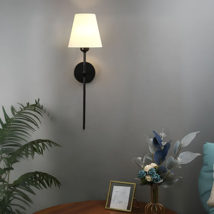Wireless Luxury Wall Lamp - LumaElegance-Black-2-Round-State of Style