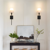 Wireless Luxury Wall Lamp - LumaElegance-Black-2-Square-State of Style