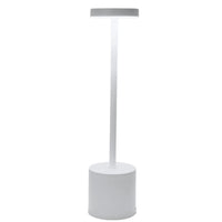 Wireless Metal LED Table Lamp - LumiMetal-White-State of Style