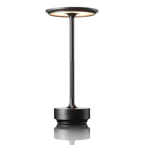 Wireless Smart Table Lamp - AuraGlow-Black-State of Style