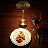 Wireless Smart Table Lamp - AuraGlow-Gold-State of Style