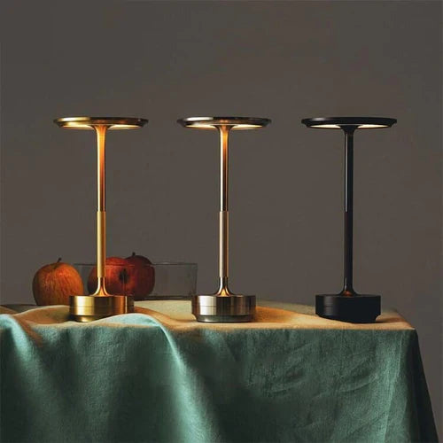 Wireless Smart Table Lamp - AuraGlow-Gold-State of Style