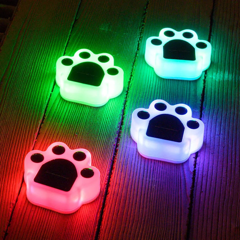 Wireless Solar Footprint Garden Lighting - PawsGlow-Multicoloured-State of Style