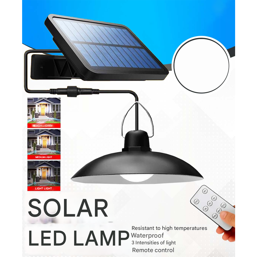 Wireless Solar LED Lamp Set with Remote Control – TwinRay-State of Style