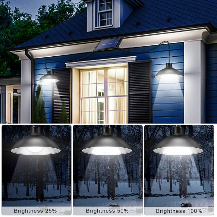 Wireless Solar LED Lamp Set with Remote Control – TwinRay-State of Style