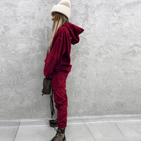 Women's 2-Piece Tracksuit | Stylish Activewear Set-Red-S-State of Style