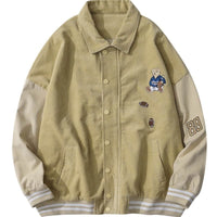 Women's Baseball Jacket | Stylish & Comfortable-Apricot-S-State of Style