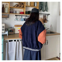 Women's Baseball Jacket | Stylish & Comfortable-Thick Blue-S-State of Style