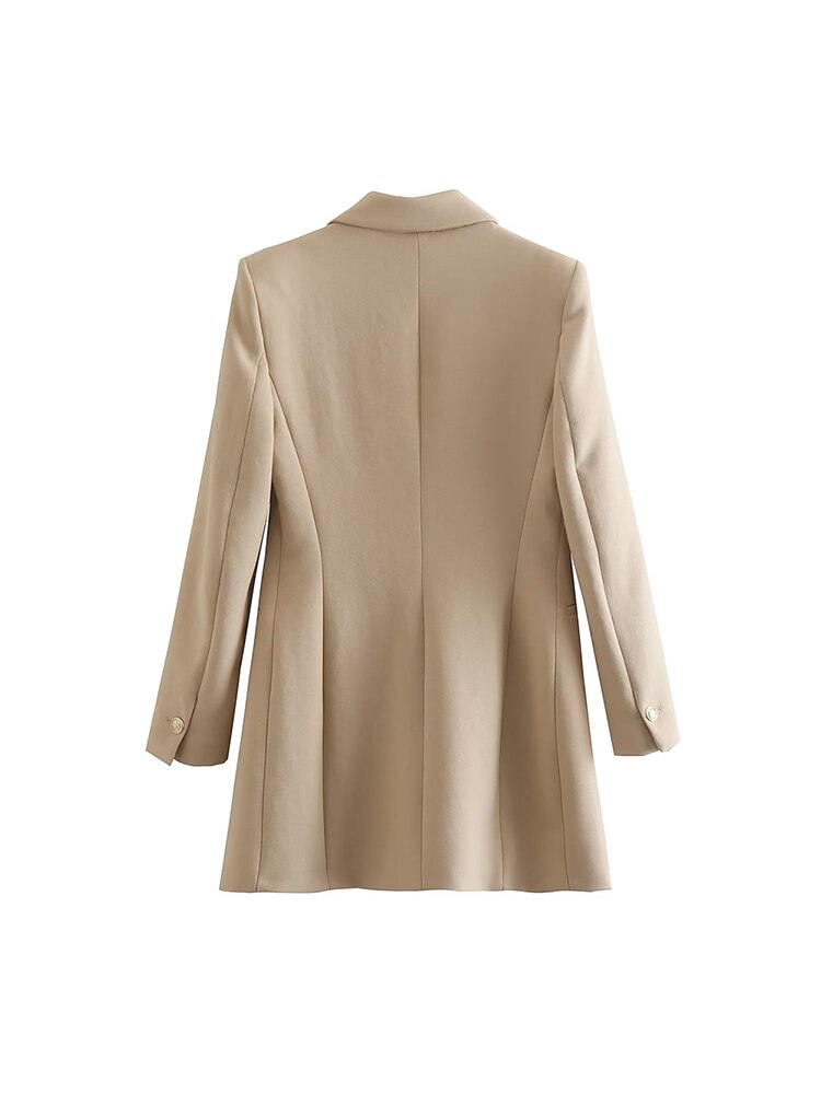 Women's Casual Blazer | Stylish & Comfortable-Khaki-XS-State of Style