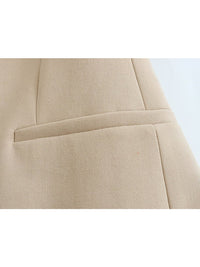 Women's Casual Blazer | Stylish & Comfortable-Khaki-XS-State of Style