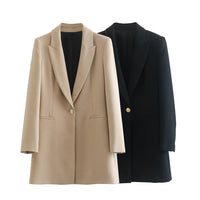 Women's Casual Blazer | Stylish & Comfortable-Khaki-XS-State of Style