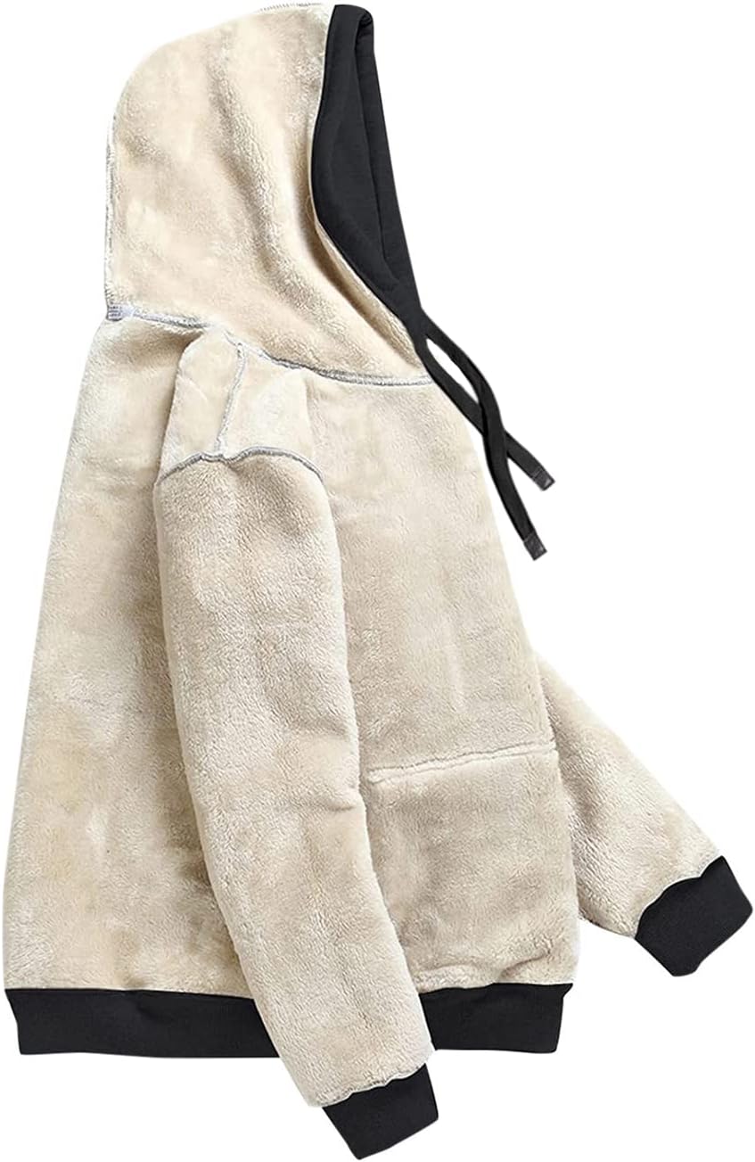 Women's Casual Fleece-Lined Hoodie – Lilly-Black-S-State of Style