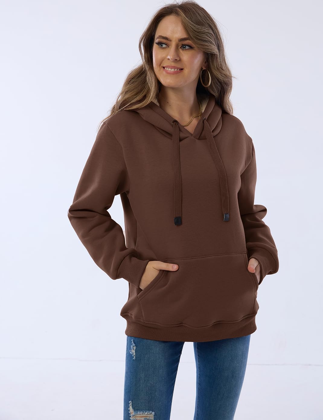 Women's Casual Fleece-Lined Hoodie – Lilly-Black-S-State of Style