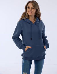 Women's Casual Fleece-Lined Hoodie – Lilly-Black-S-State of Style