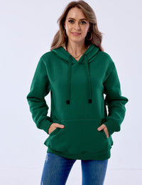 Women's Casual Fleece-Lined Hoodie – Lilly-Black-S-State of Style