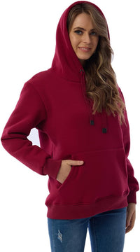 Women's Casual Fleece-Lined Hoodie – Lilly-Black-S-State of Style